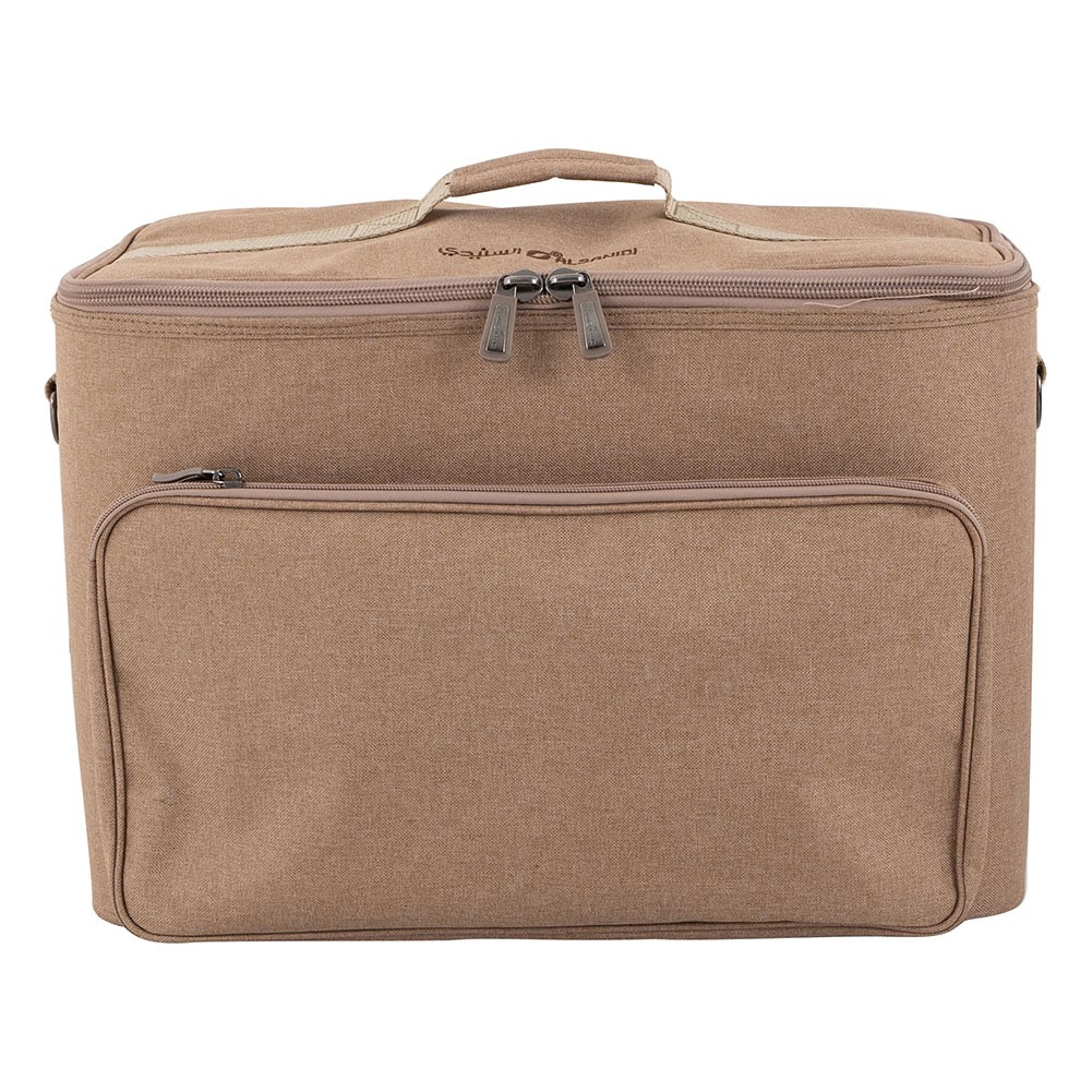 ALSANIDI, Al-Kuwait tea and coffee bag for trips, Camping bag, Woody, Size 45*28*35Cm