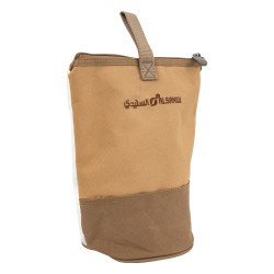 ALSANIDI, Tea and sugar storage bag for trips, 5 different pieces, Kaki, Size 28*16*16Cm