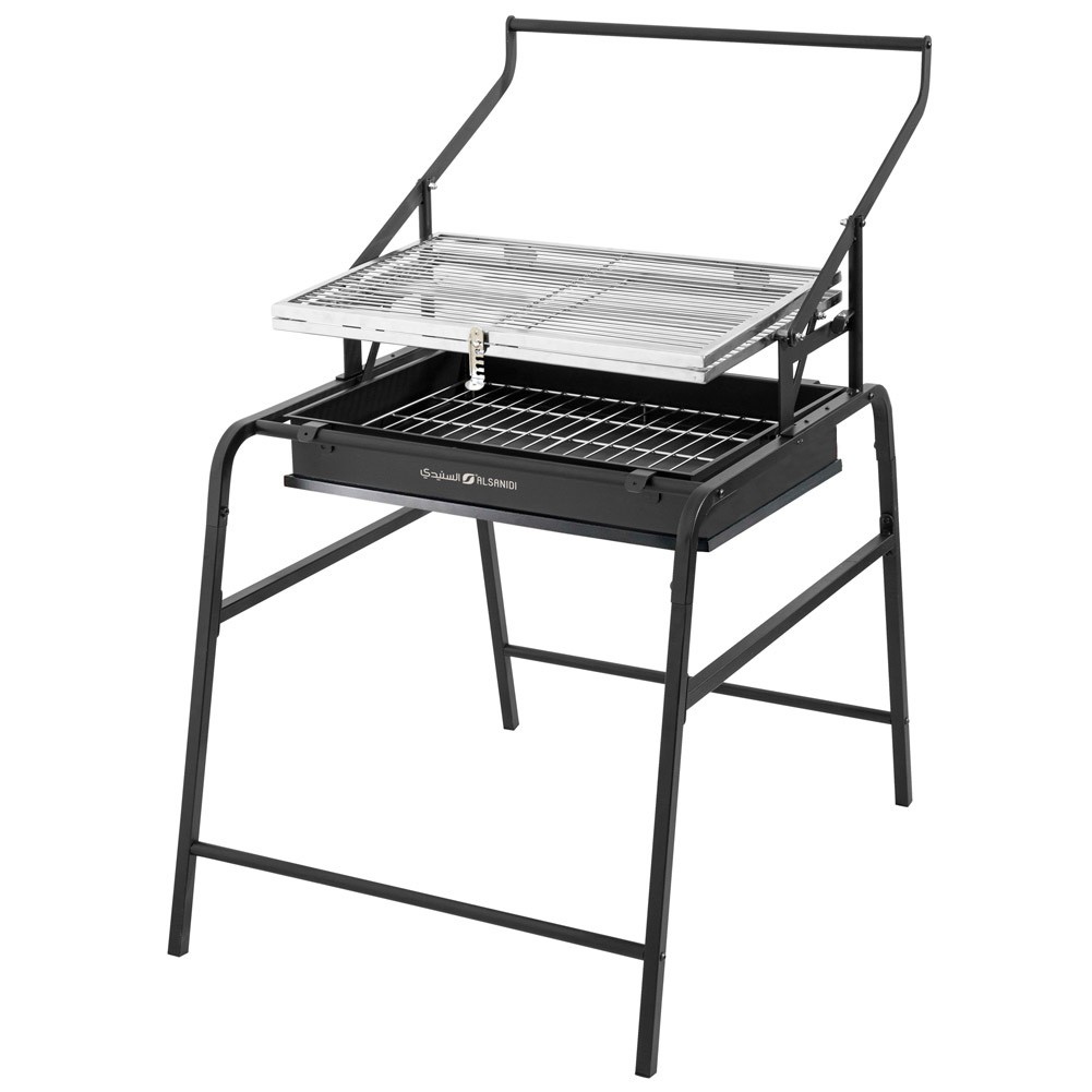 ALSANIDI, Outdoor grill, Portable grill, Black, Size66.5*82*103.5Cm