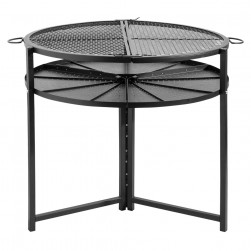 ALSANIDI, Foldable grill table, Alsaa’da Net, Black, Size 85*96 Cm