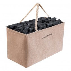 ALSANIDI, Firewood storage bag, Beige, Size 54.5*27*32Cm