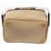 السنيدي، حقيبة تبريد معزولة قابلة للطي نقش نجدي، حافظة مواد غذائية للرحلات، خشبي، مقاس 39*28*44 سم