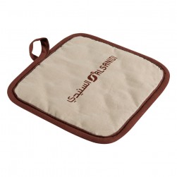 ALSANIDI, Hot pot holder, Brown*Beige, Size 17*17Cm