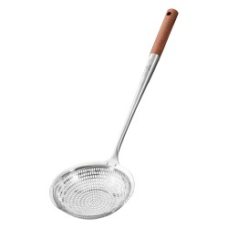 ALSANIDI, stainless steel strainer, Silver, Size 14.2*45.5 Cm