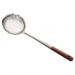 ALSANIDI, stainless steel strainer, Silver, Size 14.2*45.5 Cm