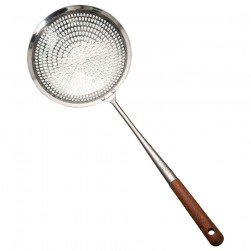 ALSANIDI, stainless steel strainer, Silver, Size 18.5*49.5 Cm