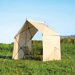 DPT, windbreak trips, Camping Curtain, Beige, Size 16*16*89 Cm