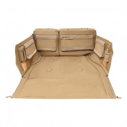 ALSANIDI, Car back Trunk Mat for Land Cruiser +2022, Back mat, Sulfur Yellow, Size 127*135*60Cm