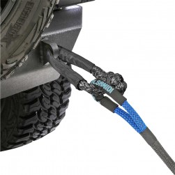 ALSANIDI, Towing Rope/Cable for Car, Emergency Towing Rope, Gray, Size 9Metre*25mm load 14 Ton