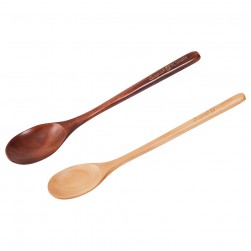 ALSANIDI, Measuring Spoon Set, Standard Measuring Spoon, Brown*Beige, Set 2 pcs Size23*4 Cm