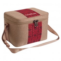 ALSANIDI, Heat and cold insulated keeping bag for food and drinks, Food bag for Trips, Woody, Size 36*26*26Cm