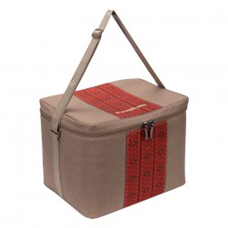 ALSANIDI, Heat and cold insulated keeping bag for food and drinks, Food bag for Trips, Woody, Size 40*30.5*30Cm