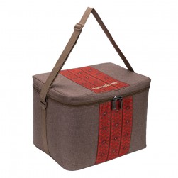 ALSANIDI, Heat and cold insulated keeping bag for food and drinks, Food bag for Trips, Oud, Size 40*30.5*30Cm