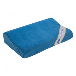 DPT, Medical pillow with memory foam filling, Anti-Bacterial Neck and Shoulder Support Pillow, Blue, Size 30*47 Cm