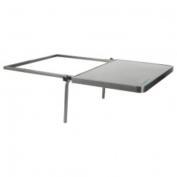 ALSANIDI, Car Frame Camping Table, Gray, Size 41*65 Cm