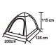 دي بي تي، خيمة رحلات تلقائية نايلون، خيمة اتوماتيك، رملي، مقاس 200*135*115 سم