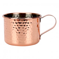 ALSANIDI, Habb Al-Romman Stainless steel coffee and tea cup, Coffee cup for trips and travel, Coppery, capacity 300 ml