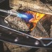 دي بي تي، مشعل فحم وحطب، شعلات الطهي شيف للطبخ، فضي، مقاس 87 سم