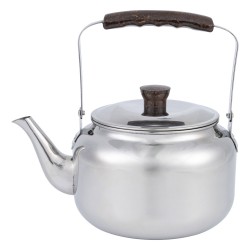 ALSANIDI, Stainless steel teapot, Teapot, Silver, capacity 0.7 L