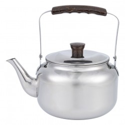 ALSANIDI, Stainless steel teapot, Teapot, Silver, capacity 2.7 L