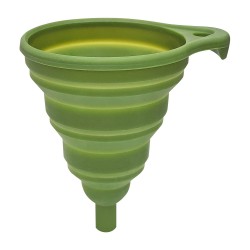 ALSANIDI, Liquid funnel, Silicone funnel, Green, Size 11*14 Cm