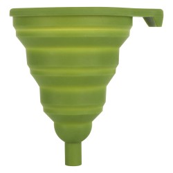 ALSANIDI, Liquid funnel, Silicone funnel, Green, Size 11*14 Cm