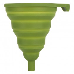 ALSANIDI, Liquid funnel, Silicone funnel, Green, Size 11*14 Cm