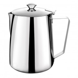 ALSANIDI, Stainless steel milk pot, Coffee pot, Silver, capacity 1300 ml