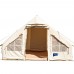 دي بي تي، خيمة رحلات هوائية قماش قطني، خيمة نفخ بالهواء، بيج، مقاس300*210*200 سم