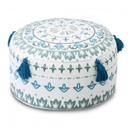 ALSANIDI, Comfortable multi-use Ground cushion, Blue, Size 45*45*25 Cm