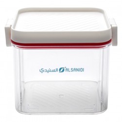 ALSANIDI, Closed storage box, Sealed Food Storage Container, Transparent , Size 12*10.3*9.4 Cm