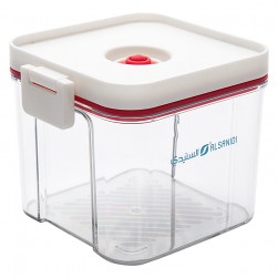 ALSANIDI, Closed storage box, Sealed Food Storage Container, Transparent , Size 12*10.3*9.4 Cm