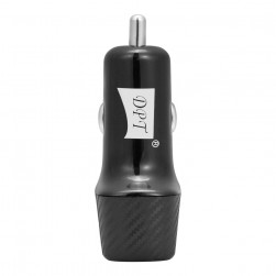 DPT, Car charger, Fast charger, Black, capacity 38 Watt