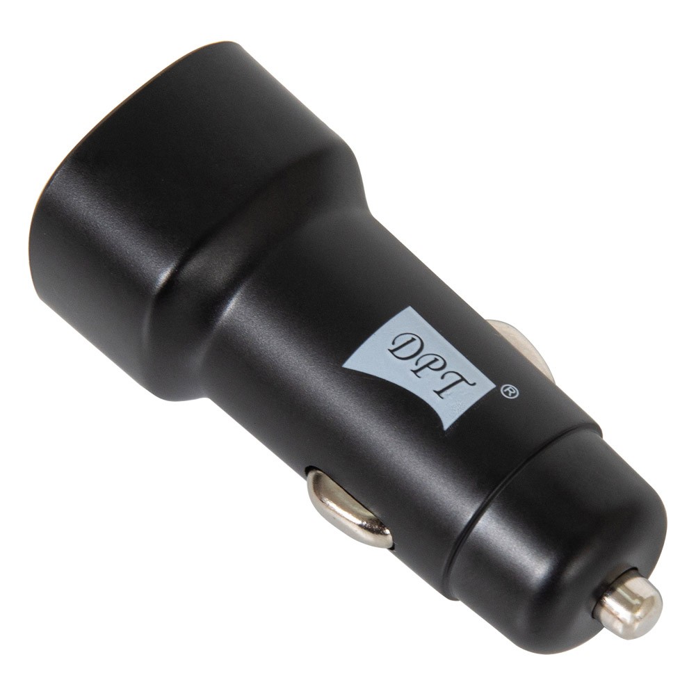 DPT, Car charger, Fast charger, Black, capacity 40 Watt