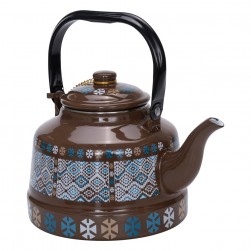 ALSANIDI, Traditional teapot, Teapot, Coffee Brown, capacity 1.1 L