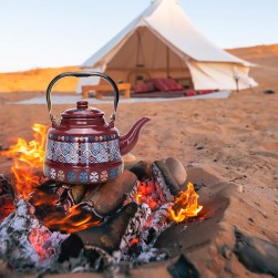 ALSANIDI, Traditional teapot, Teapot, Agate , capacity 1.1 L