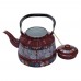 السنيدي، ابريق شاي غضار نقش تراثي، ابريق تراثي، عقيقي، سعة 1.1 لتر