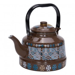 ALSANIDI, Traditional teapot, Teapot, Coffee Brown, capacity 2.5 L