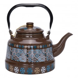 ALSANIDI, Traditional teapot, Teapot, Coffee Brown, capacity 2.5 L