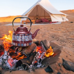 ALSANIDI, Traditional teapot, Teapot, Agate , capacity 2.5 L