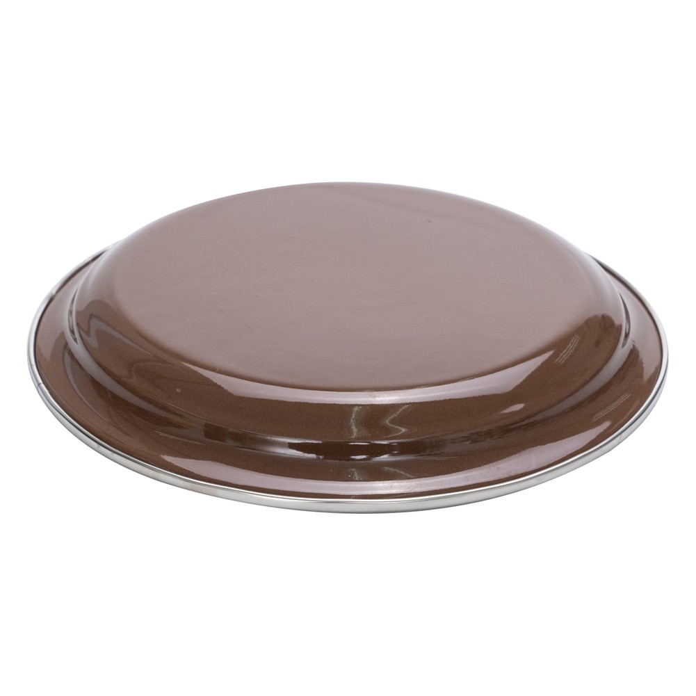 ALSANIDI, Traditional Engraved Dust Tray, Traditional Plate, Coffee Brown, Size 20 Cm