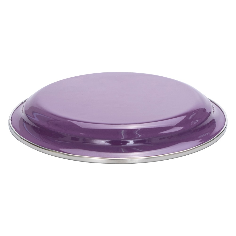 ALSANIDI, Traditional Engraved Dust Tray, Traditional Plate, Lilac, Size 30 Cm