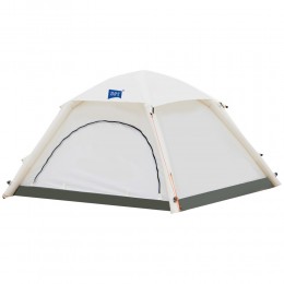 دي بي تي، خيمة رحلات هوائية قماش قطني، خيمة نفخ بالهواء، بيج، مقاس 210* 210* 136 سم