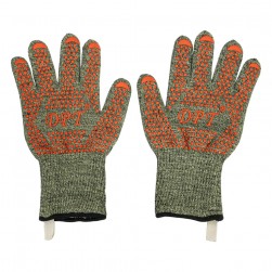 DPT, Heat Resistant GLoves, Barbecue gloves, Olive Drab, Size 30 Cm