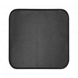 ALSANIDI, Fire-resistant silicone-coated protective mat, Black, Size 35*35*0.08 Cm