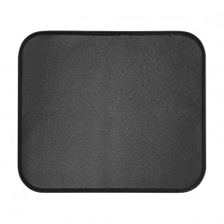 ALSANIDI, Fire-resistant silicone-coated protective mat, Black, Size 45*37*0.08 Cm