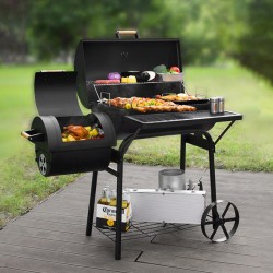 ALSANIDI, Charcoal grill for trips, Black, Size 126*72.5*125 Cm