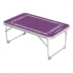 ALSANIDI, Foldable Aluminum Table, Foldable Table for Outdoor and Home Gardens, Lilac, Size 56*34*23.5 Cm