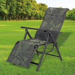 ALSANIDI, Fodable Trips Chair, Trips Chair, Gray, Size180*65*108Cm