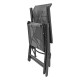 ALSANIDI, Fodable Trips Chair, Trips Chair, Gray, Size180*65*108Cm